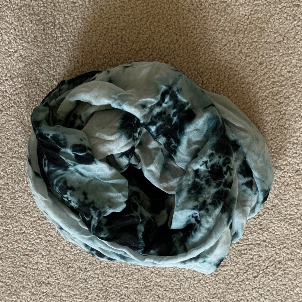 Tie dye infinity scarf